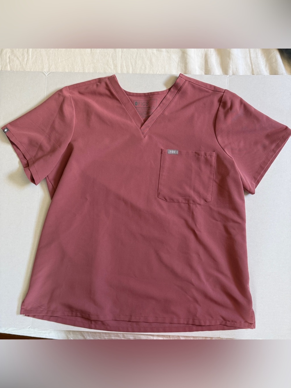 Figs Catarina Scrub Top, Technical Collection, Mauve, XL
